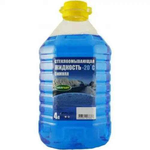 5206_жидкость стеклоомывателя зимняя! -20°С 4L OIL RIGHT, 5206